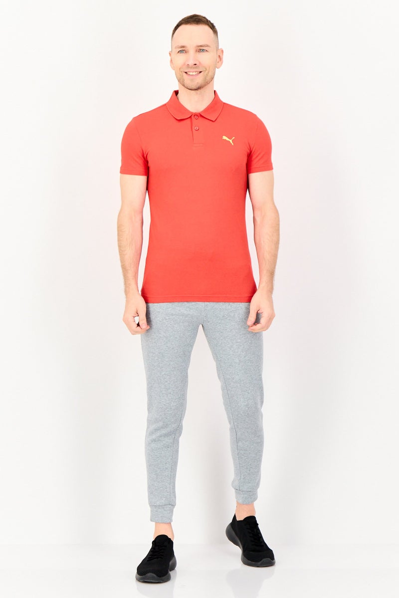 PUMA Men Slim Fit Short Sleeve Outdoor Polo Shirt, High Risk Red - Image 2